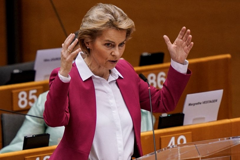 Szefowa KE Ursula von der Leyen /KENZO TRIBOUILLARD /AFP