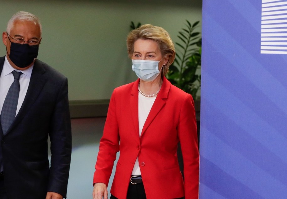 Szefowa KE Ursula von der Leyen /STEPHANIE LECOCQ / POOL /PAP/EPA