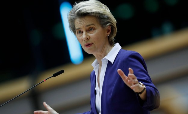 Szefowa KE Ursula von der Leyen /Francisco Seco / POOL /PAP/EPA