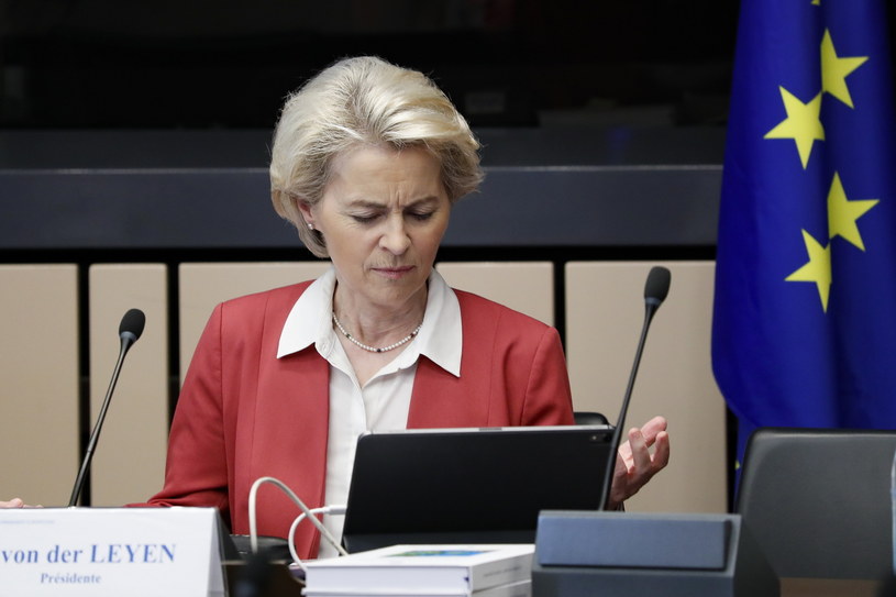 Szefowa KE Ursula von der Leyen /PAP/EPA/JULIEN WARNAND /PAP