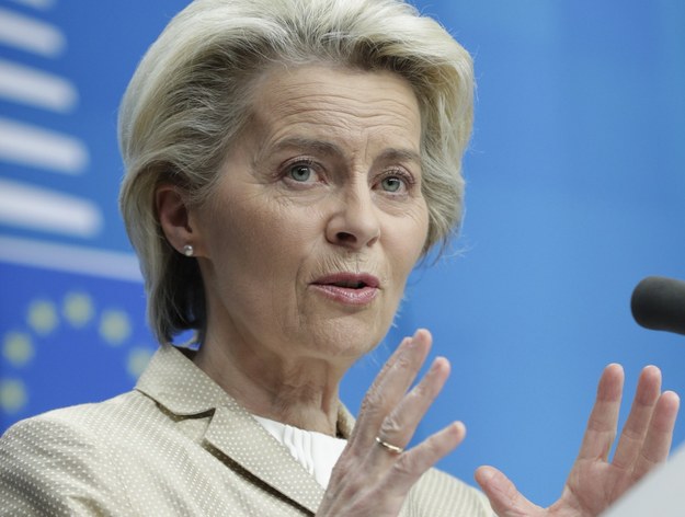 Szefowa KE Ursula von der Leyen /OLIVIER HOSLET /PAP/EPA