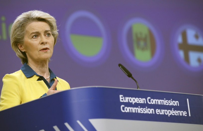 Szefowa KE Ursula von der Leyen /OLIVIER HOSLET /PAP/EPA