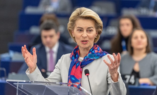 Szefowa Komisji Europejskiej Ursula von der Leyen /Patrick Seeger  /PAP/EPA