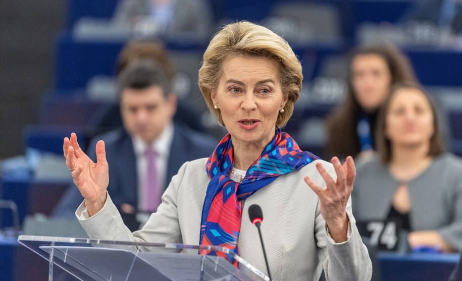Szefowa Komisji Europejskiej Ursula von der Leyen /Patrick Seeger  /PAP/EPA
