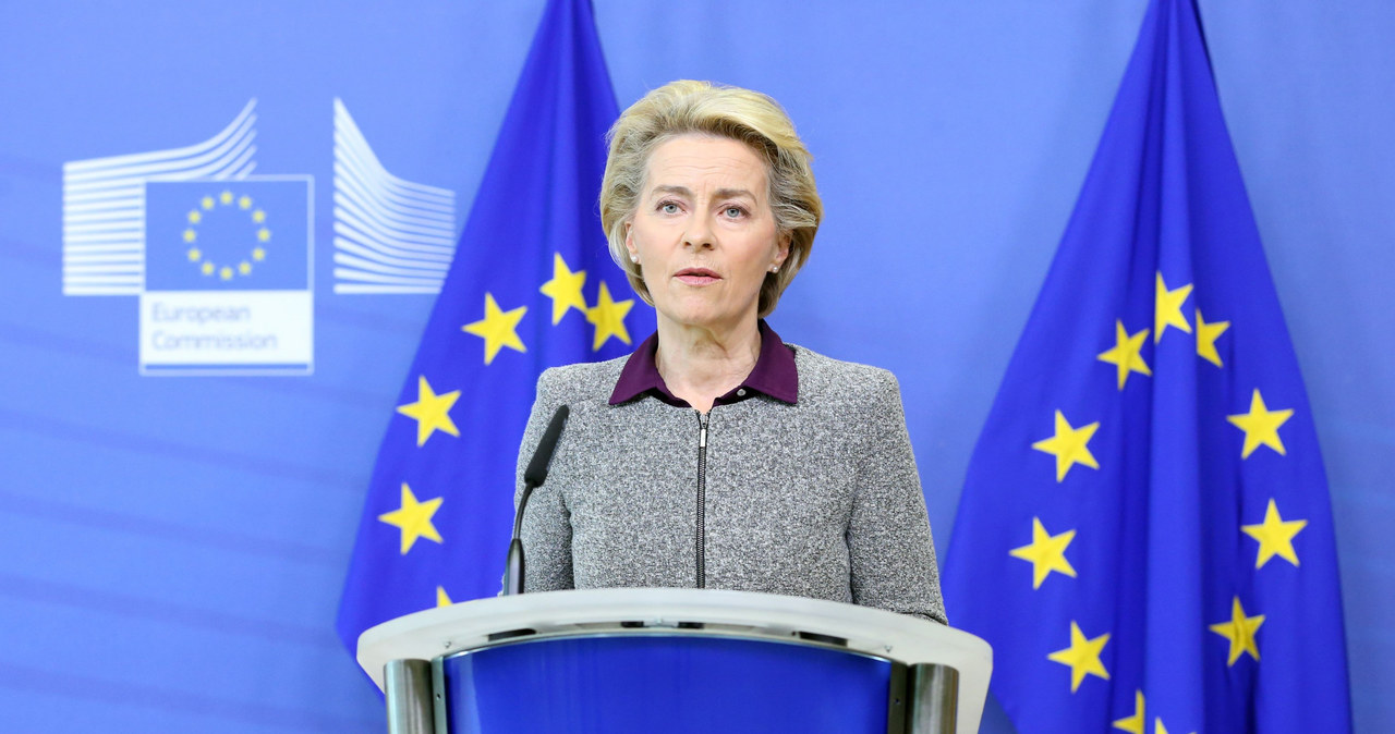 Szefowa Komisji Europejskiej Ursula von der Leyen. /FRANCOIS WALSCHAERTS/AFP/East News /East News