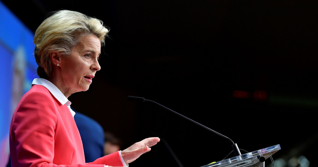Szefowa Komisji Europejskiej Ursula von der Leyen /JOHN THYS/AFP/East News /