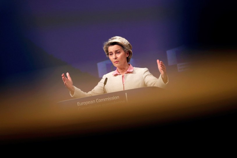 Szefowa Komisji Europejskiej Ursula von der Leyen /Francisco Seco /AFP