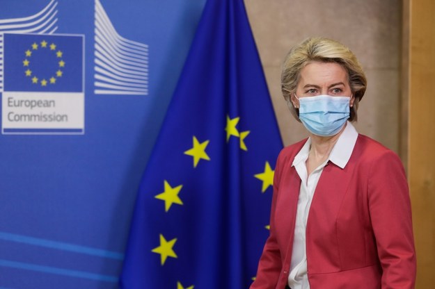 Szefowa Komisji Europejskiej Ursula von der Leyen /  STEPHANIE LECOCQ / POOL / AFP /PAP/EPA