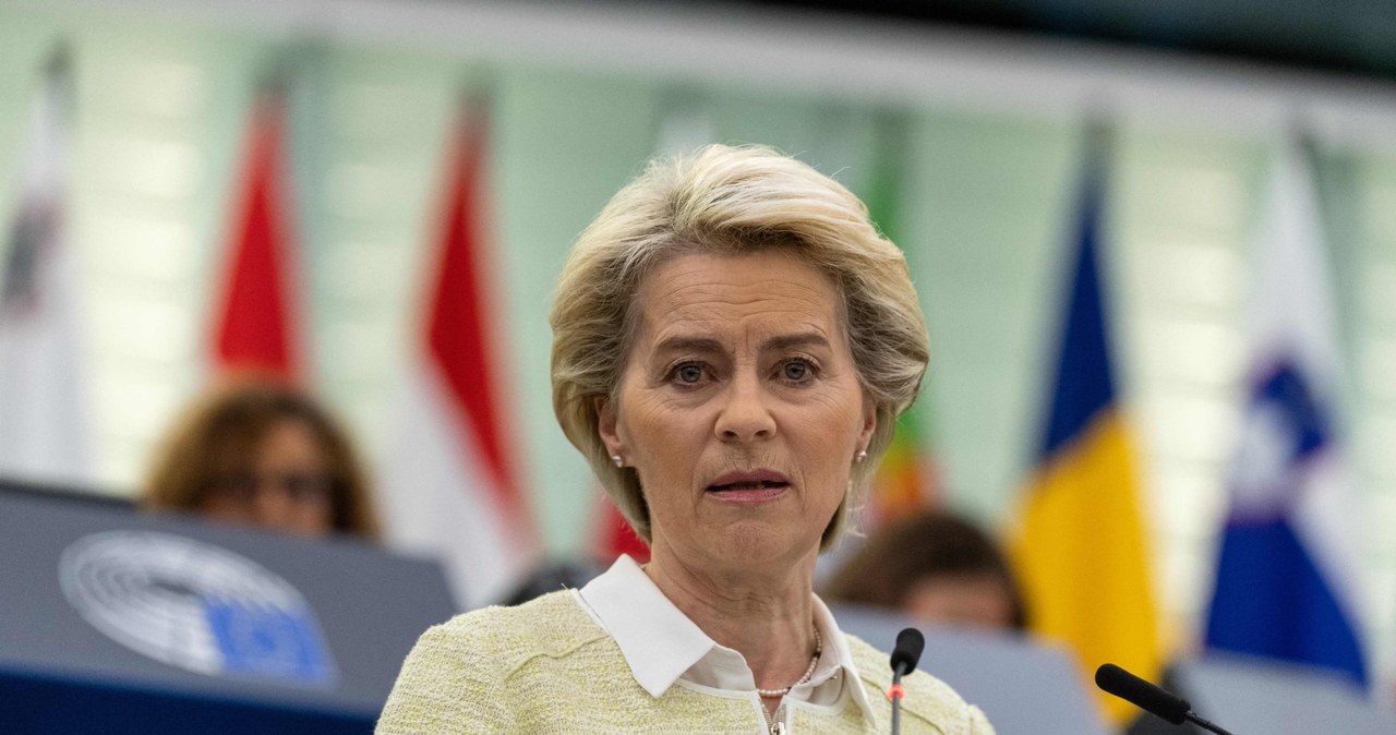 Szefowa Komisji Europejskiej Ursula von der Leyen /PATRICK HERTZOG / AFP /AFP