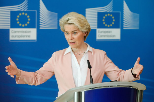 Szefowa Komisji Europejskiej Ursula von der Leyen /STEPHANIE LECOQUE  /PAP/EPA