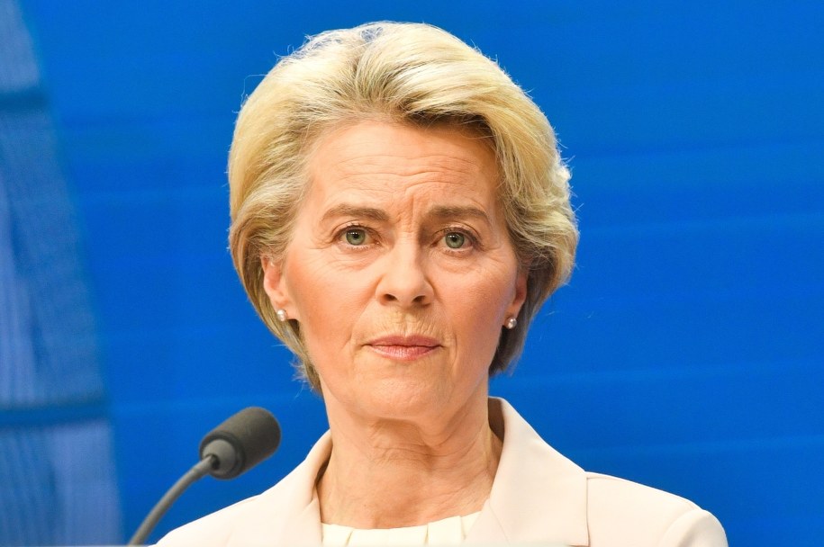 Szefowa Komisji Europejskiej Ursula von der Leyen /Radek Pietruszka /PAP