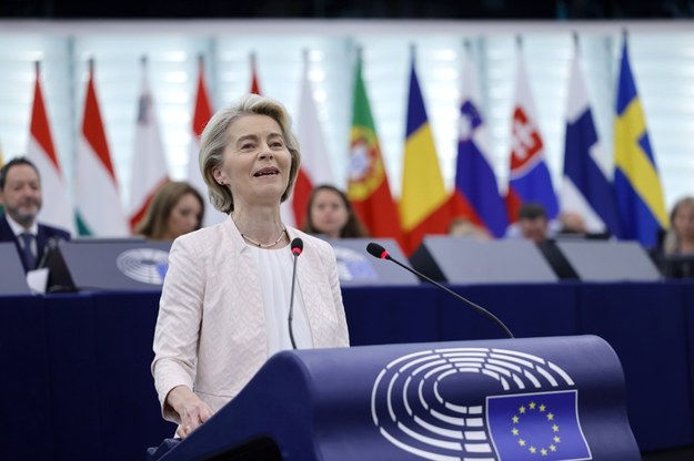 Szefowa Komisji Europejskiej Ursula von der Leyen /RONALD WITTEK /PAP/EPA