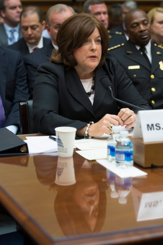 Szefowa Secret Service Julia Pierson /JIM LO SCALZO /PAP/EPA