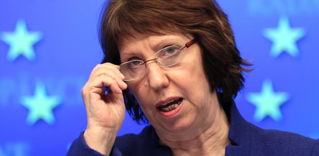 Szefowa unijnej dyplomacji Catherine Ashton /OLIVIER HOSLET /PAP/EPA