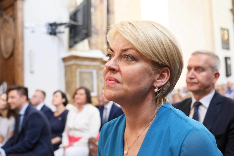 Szefowa Związku Polaków na Białorusi (ZPB) Andżelika Borys na zdjęciu z 2018 roku / 	Leszek Szymański    /PAP