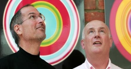 Szefowie Apple i EMI w Londynie - jak prezentuje się przyszłość DRM? /AFP