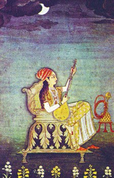 Szeherezada, miniatura indyjska z Księgi tysiąca i jednej nocy /Encyklopedia Internautica