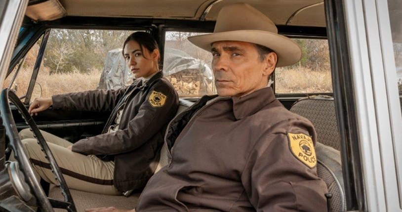 "Szepty Mroku": Zahn McClarnon, Jessica Matten /AMC