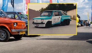 Sześciokołowy Maluch. Polak stworzył wyjątkowego Fiata 126.6p