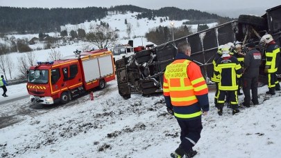 Sześcioro nastolatków zginęło w wypadku szkolnego minibusu