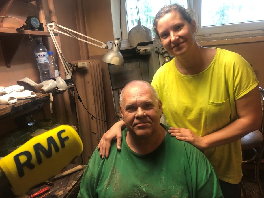 Szewski duet z Nowej Huty. "Przyszłam pomóc tacie i to mnie wciągnęło" /Michał Dobrołowcz /RMF FM
