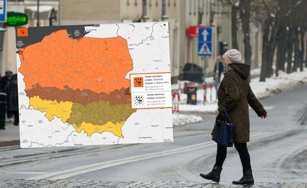 "Szklanka" na drogach i chodnikach. Alert dla kierowców