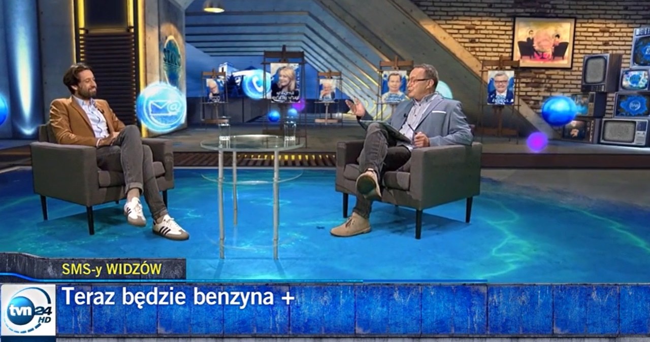 "Szkło kontaktowe" zostało przerwane! /Screen.tvn24.pl/ /materiał zewnętrzny