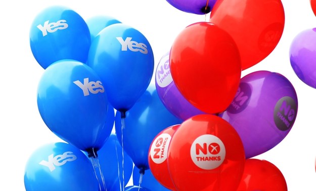 Szkoci głosują w referendum niepodległościowe /ANDY RAIN /PAP/EPA