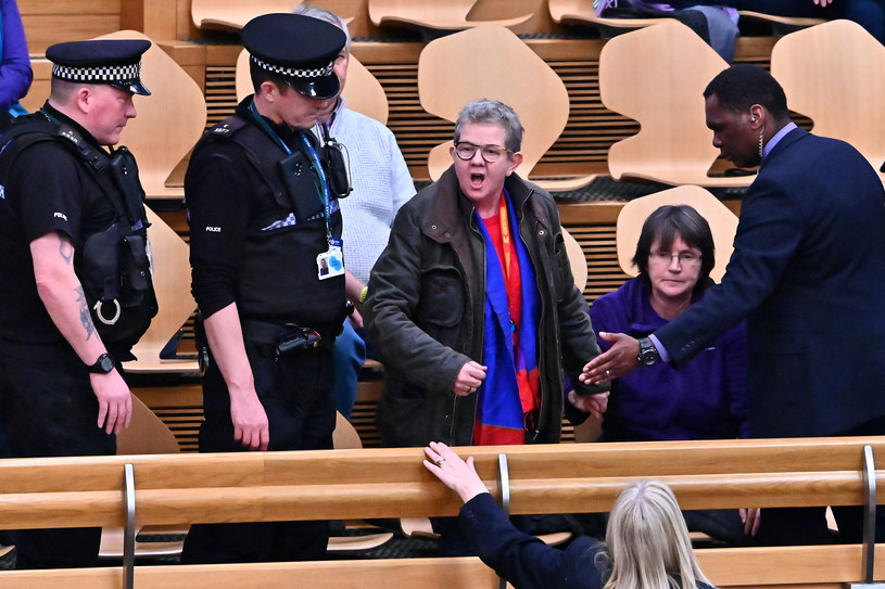 Szkocja. Parlament zatwierdził nowe prawo. Obrady wywołały protesty /Ken Jack / Contributor /Getty Images