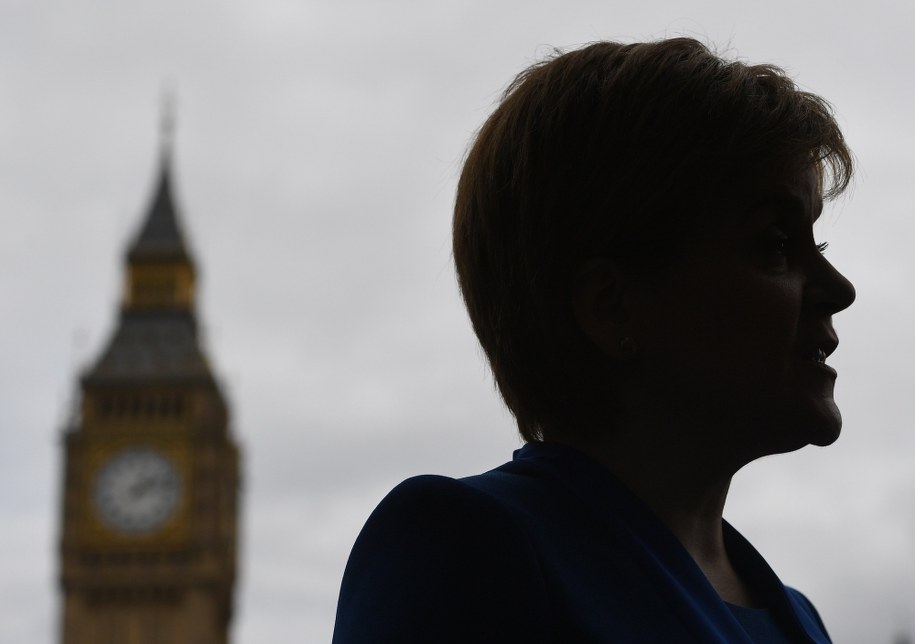 Szkocka pierwsza minister Nicola Sturgeon /FACUNDO ARRIZABALAGA /PAP/EPA