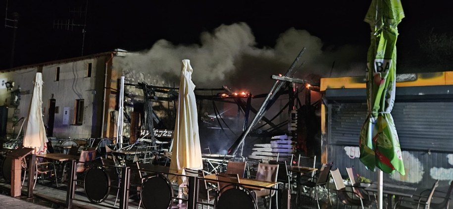 Szkody powstałe w wyniku pożaru w Helu /KP PSP Puck /