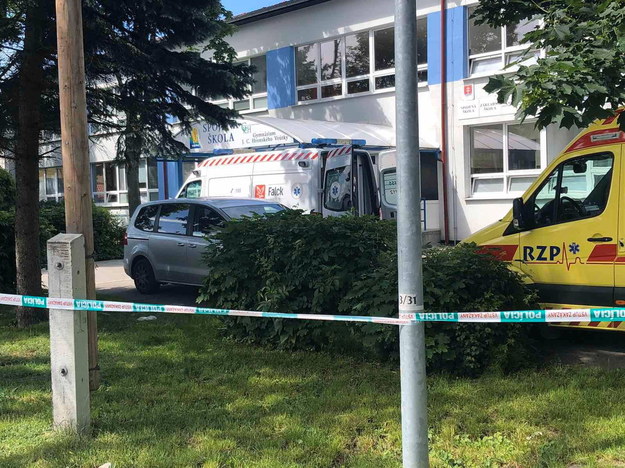 Szkoła na Słowacji w której doszło do ataku /Slovak Police Force HANDOUT /PAP/EPA