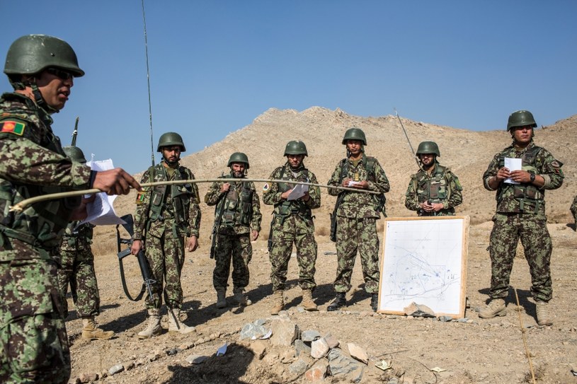 Szkolący się żołnierze sił afgańskich /Getty Images/Flash Press Media