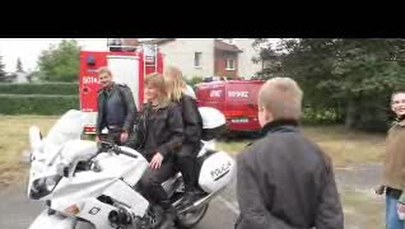 Szkolenie motocyklowe młodzieży w ramach dnia bezpieczeństwa