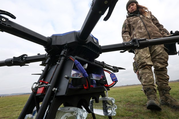 Szkolenie pilotów dronów w obwodzie charkowskim /Vyacheslav Madiyevskyy /PAP/EPA