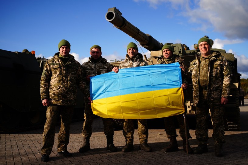 Szkolenie ukraińskich żołnierzy na czołgach Challenger 2 /Ben Birchall    /AFP