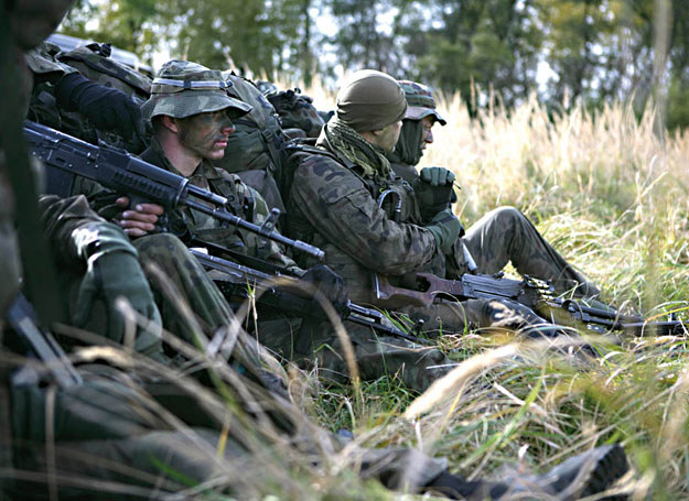 Szkolenie żołnierzy podczas kursu Patrol /Polska Zbrojna