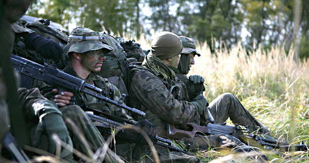 Szkolenie żołnierzy podczas kursu Patrol /Polska Zbrojna