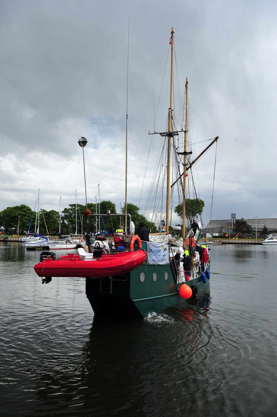 Szkuner "Down North" /Marcin Bielecki /PAP