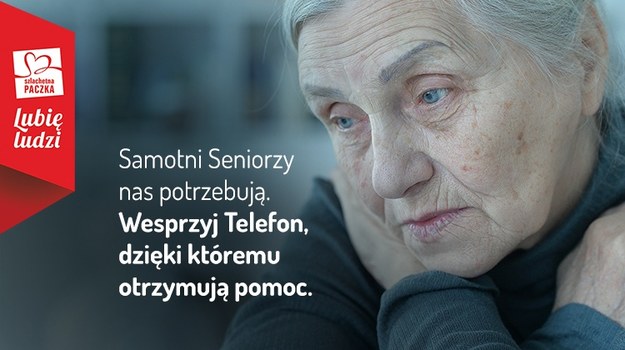 Szlachetna Paczka uruchamia zbiórkę na telefon wsparcia dla seniorów /Materiały prasowe