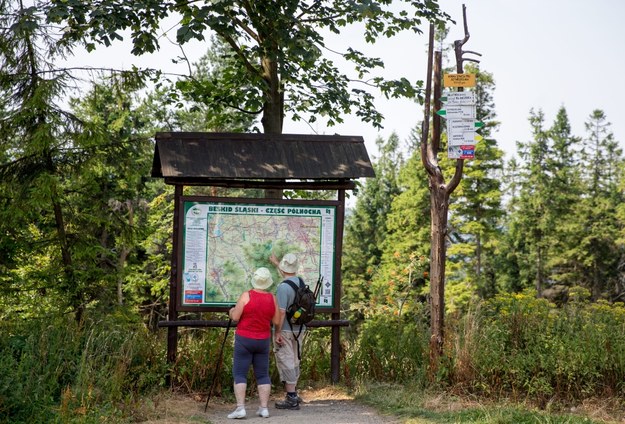 Szlak, który wykorzystuje odcinki istniejących tras turystycznych w Beskidzie Śląskim i Żywieckim wraz z fragmentem Beskidu Małego /Andrzej  Grygiel /PAP