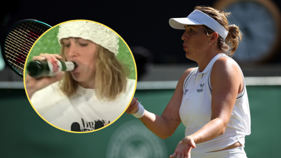 Szok po przegranej na Wimbledonie. Wyjęła piwo na konferencji