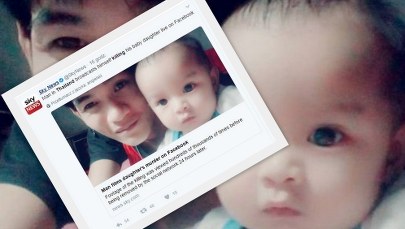 Szokująca zbrodnia. Transmitował zabójstwo 11-miesięcznej córeczki