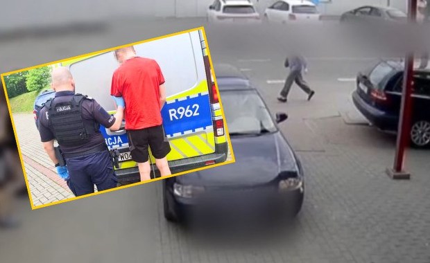 Szokujące nagranie z Wodzisławia Śląskiego. 20-latek potrącił swoim Audi kobietę i uciekł