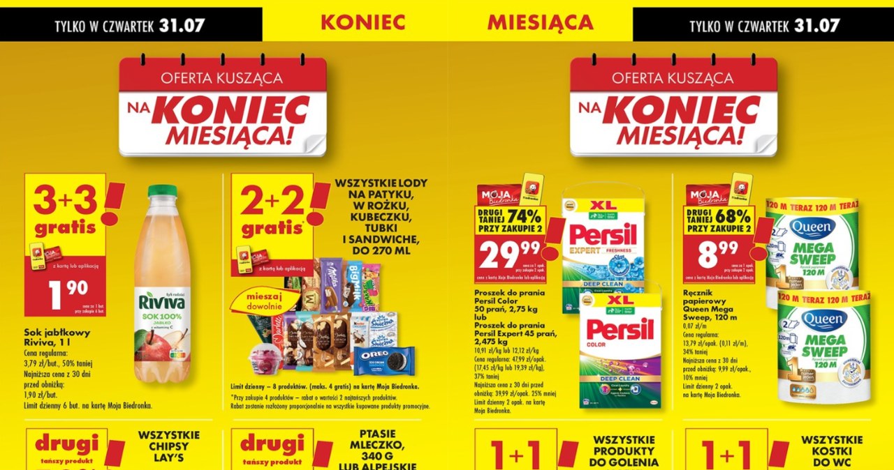Szokujące promocje w Biedronce na zakończenie miesiąca. /Biedronka /INTERIA.PL