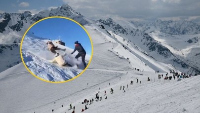 Szokujące zachowania na Kasprowym Wierchu. TPN: To skrajnie ryzykowne