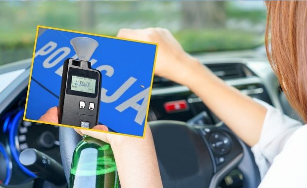 Szokujący pościg. W aucie pijana kobieta z dziećmi