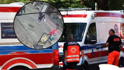 ​Szokujący wypadek w Nowym Targu. Latarnia runęła na kobietę