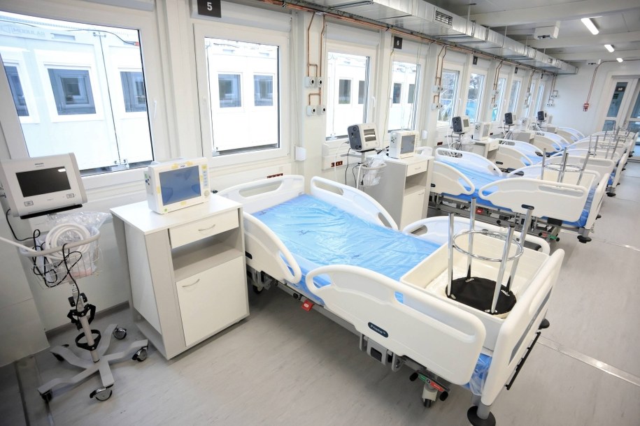 Szpital tymczasowy w Płocku /Szymon Łabiński /PAP
