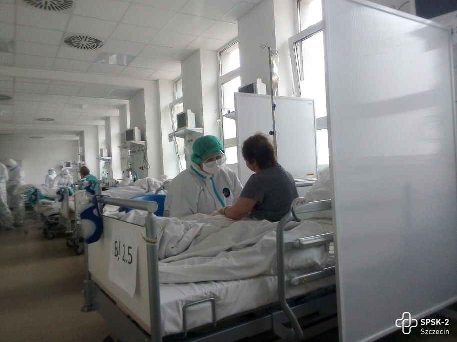 Szpital tymczasowy w Szczecinie kończy działalność. /Samodzielny Publiczny Szpital Kliniczny nr 2 w Szczecinie /